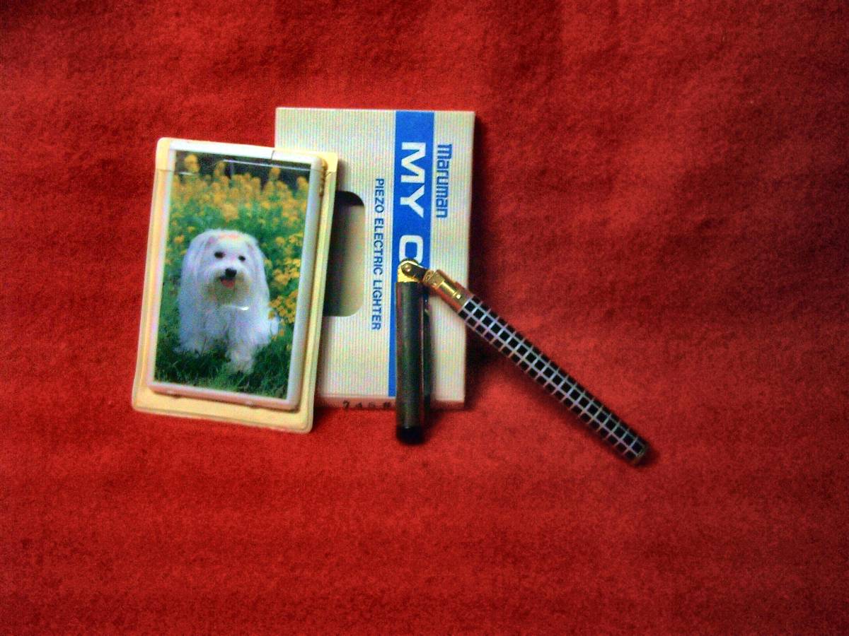 マルマン　MY CARD ライター ペンシル型ライター　長期保管品現状渡しジャンク_画像1