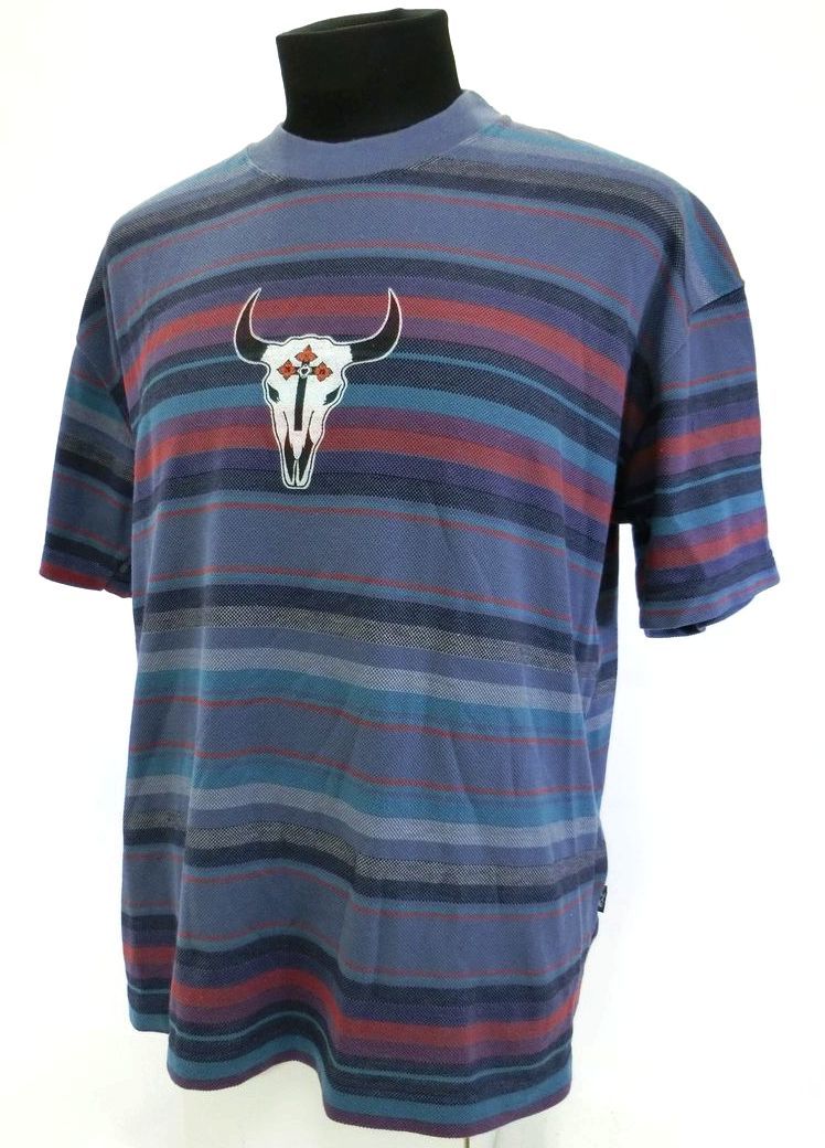 HOT TUNA・ホット ツナ★ブル柄 サーフシャツ／Tシャツ M カットソー メンズ ヴィンテージ コレクション オーストラリア 中古 22-20030