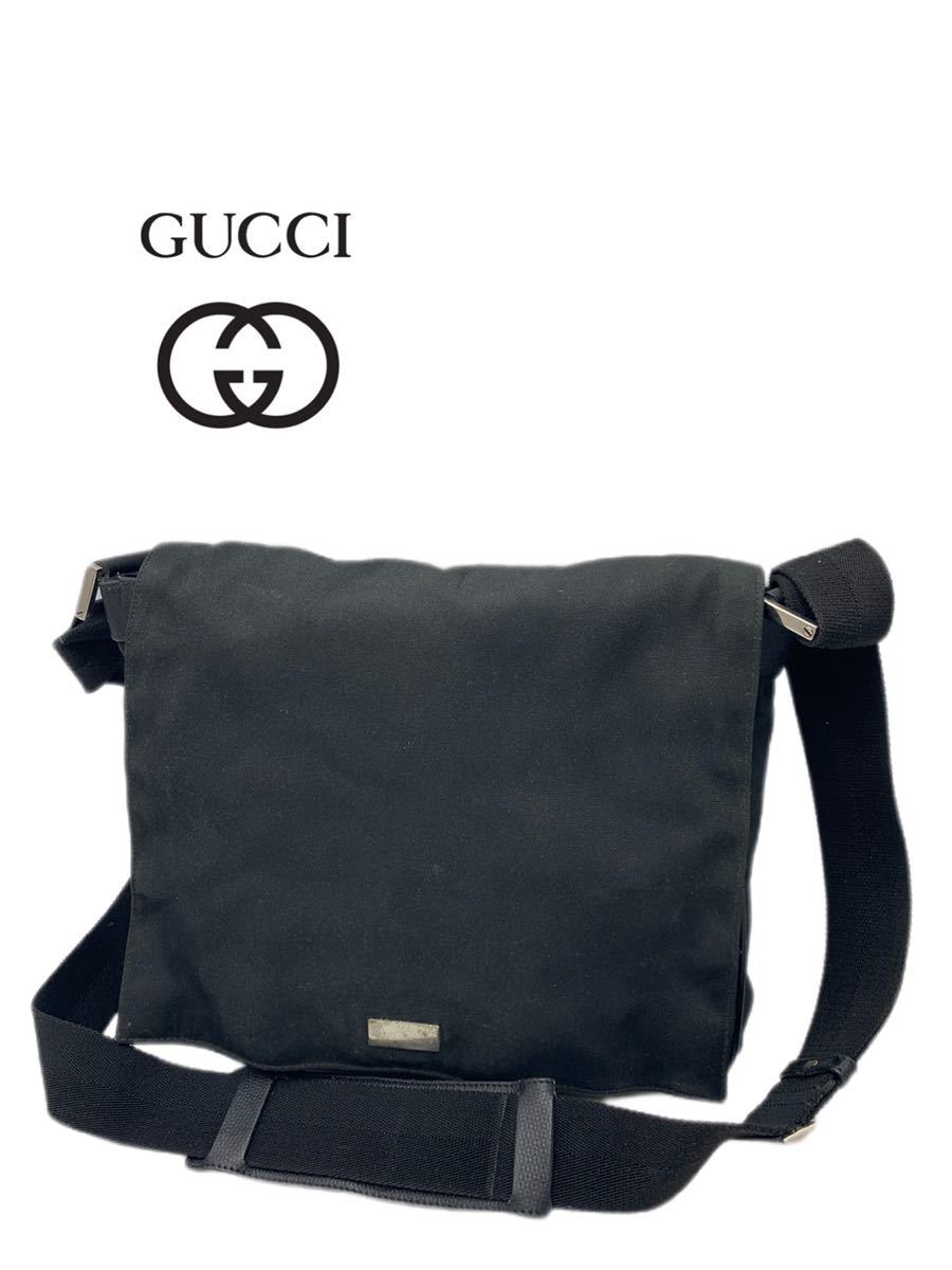 GUCCI グッチ ブランド ブラック ショルダーバッグ メッセンジャー