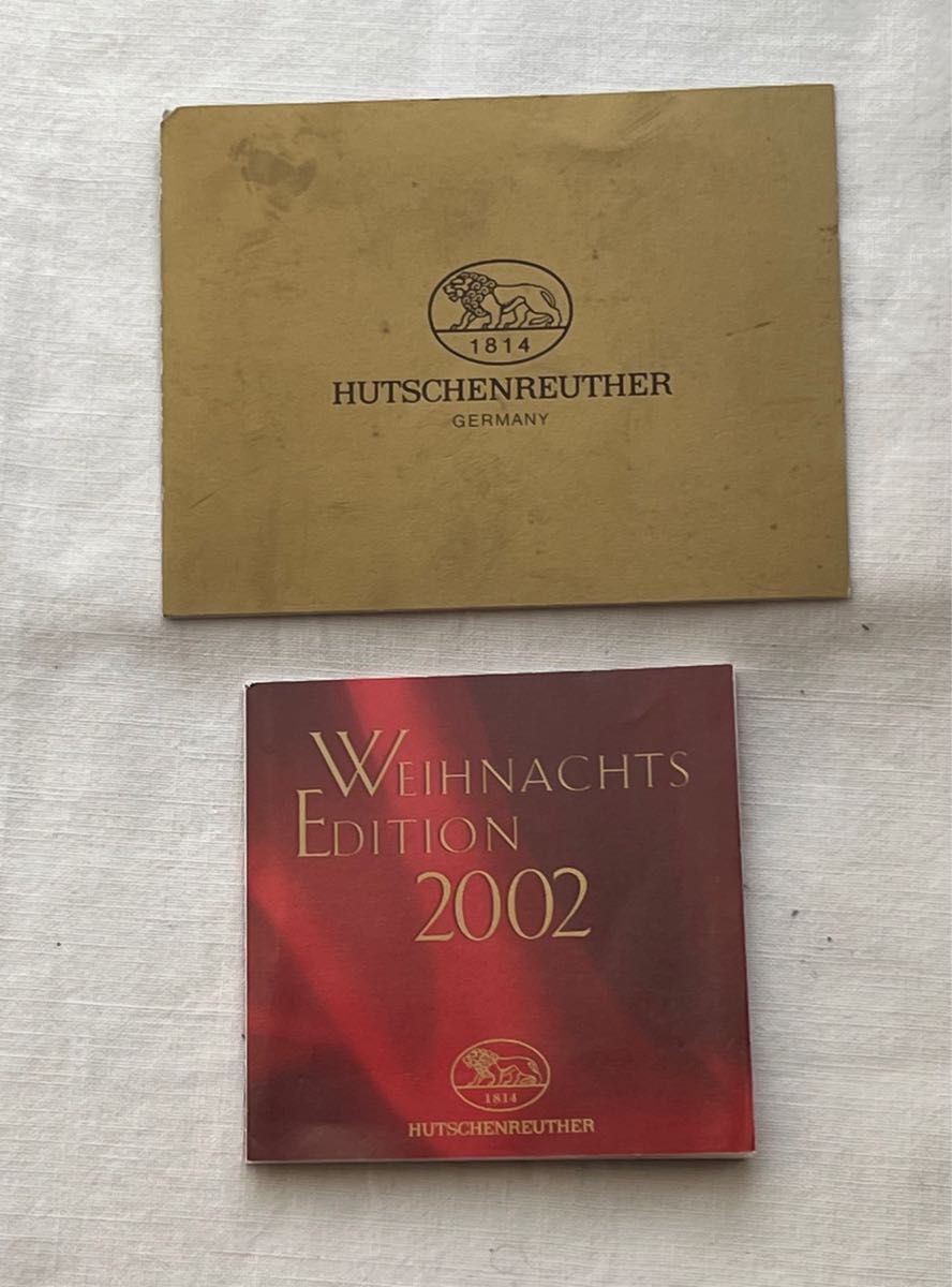 フッチェンロイターオルゴール付き小物入れクリスマスバージョン2002