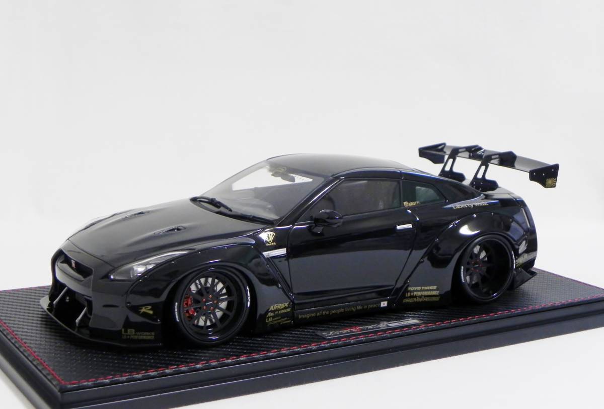IG 0694 1/18 LB-WORKS GT-R (R35) Black WEB限定 ブラック リバティー