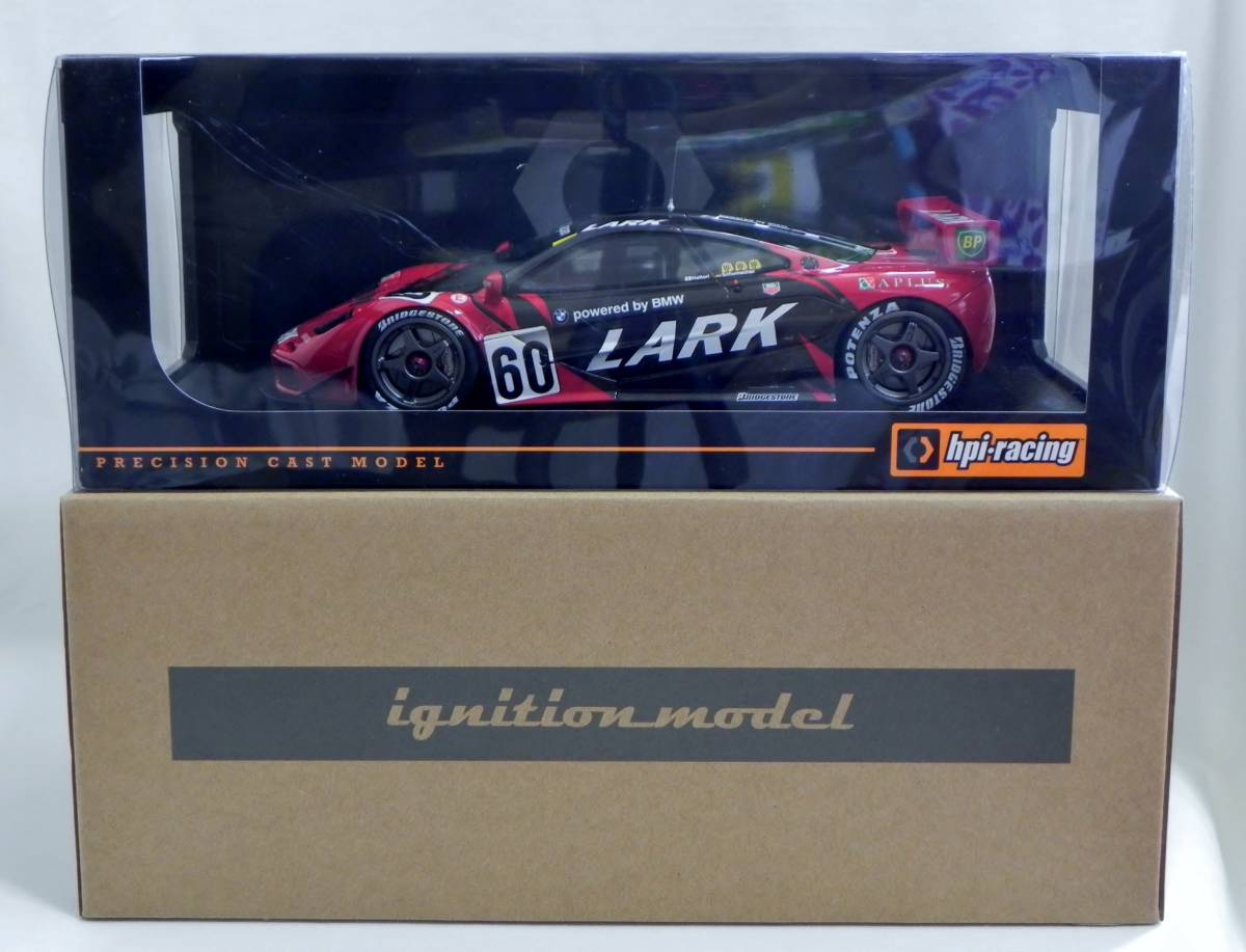 HPI 8898 1/18 ラーク マクラーレン F1 GTR JGTC 1996 #60 服部 HPI 8898 1/18 ラーク マクラーレン F1 GTR JGTC 1996 #60 服部
