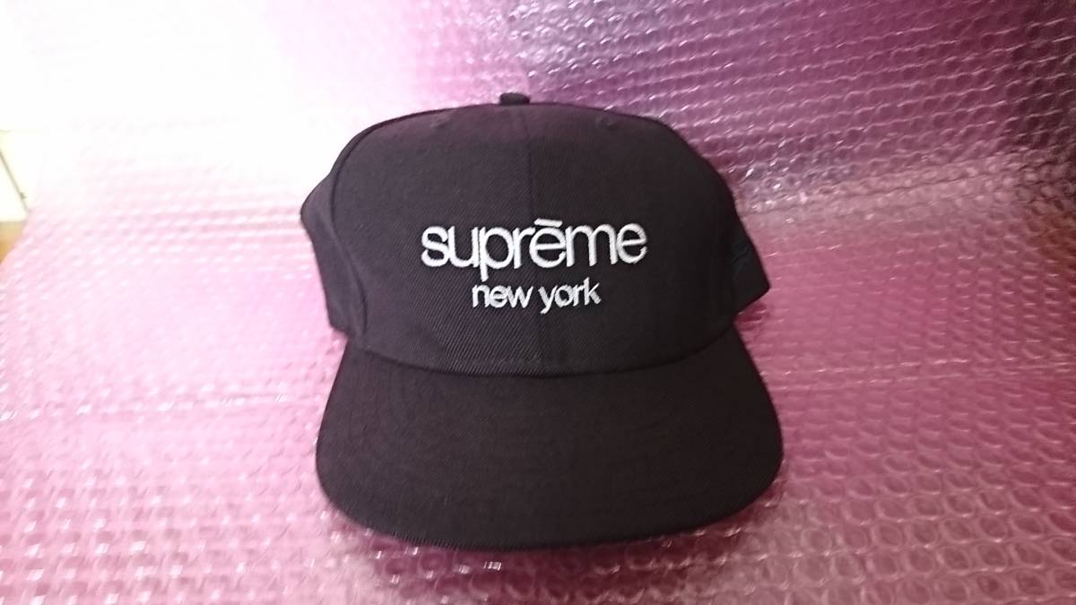 SUPREME　×　NEW　ERA　classic　logo　CAP　シュプリーム　ニュー　エラ　クラシック　ロゴ　キャップ　7　1/2　59.6ｃｍ_画像1