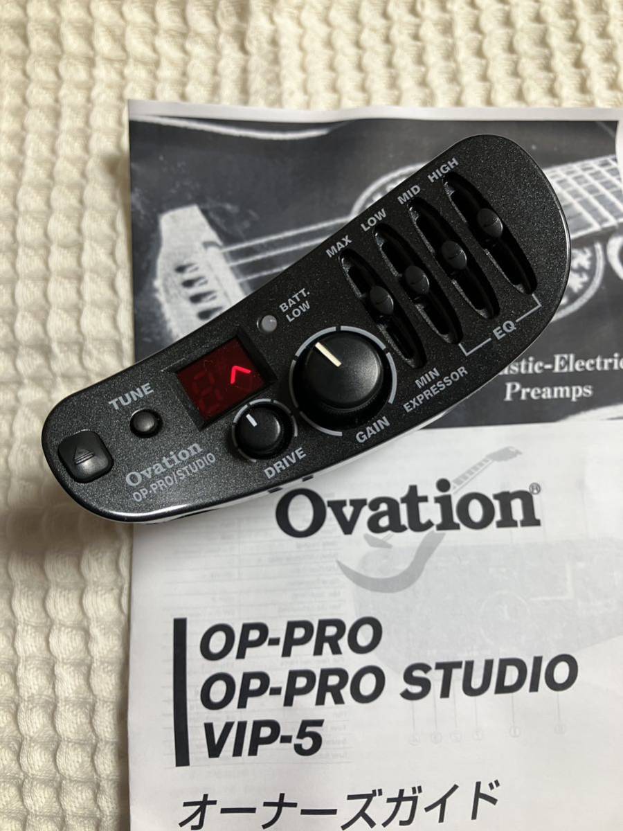 Ovation Preamp OP-PRO / STUDIO プリアンプ オベーション Ovation preamp 楽器、器材 ギター  