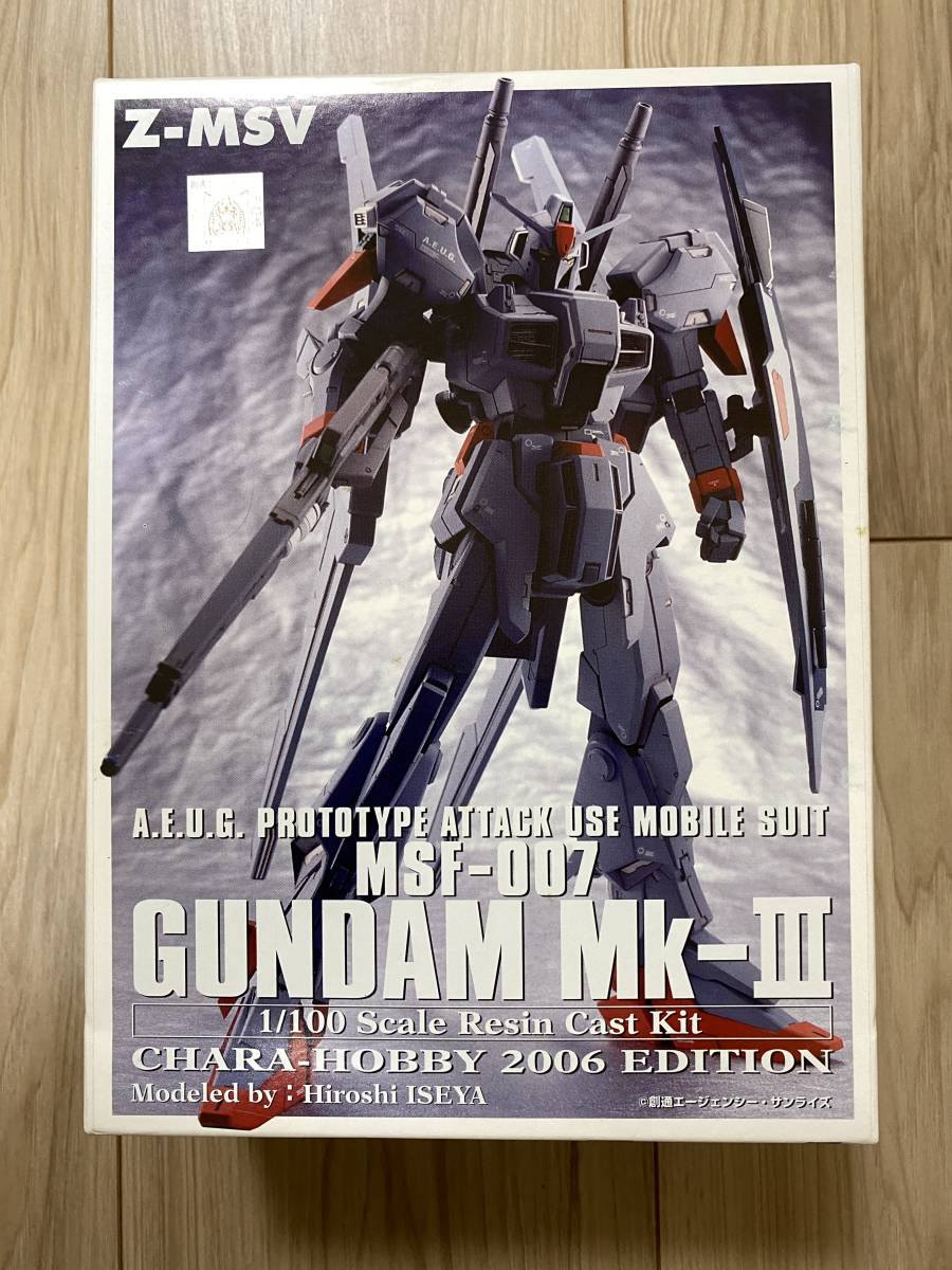 1/100 ガンダム MK-Ⅲ 内袋未開封 ホビージャパン C3AFA TOKYO 2006 キャラホビ ワンフェス ガレージキット 機動戦士Zガンダム Z-MSV