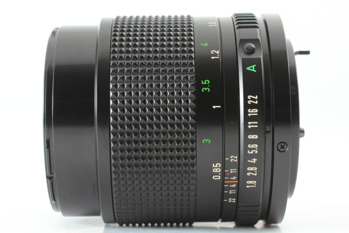 超美品】Canon New FD NFD 85mm f1.8 Portrait Prim MF Lens w/ Filter