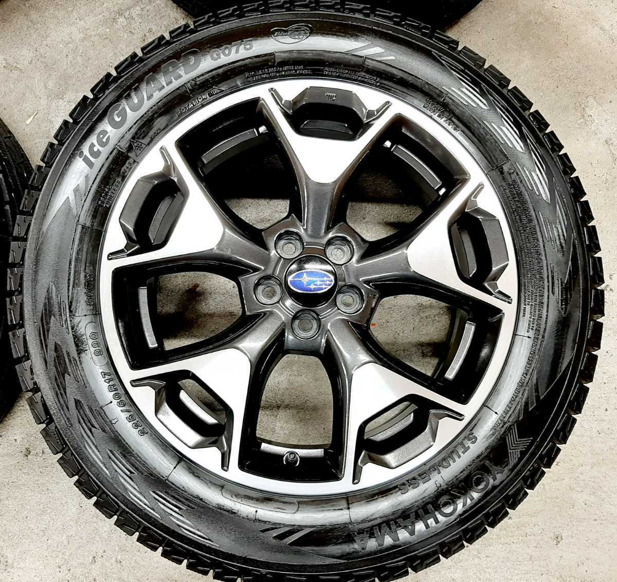 在庫処分】 スバル XV 純正 ホイールタイヤ 225 60R17 スタッドレス