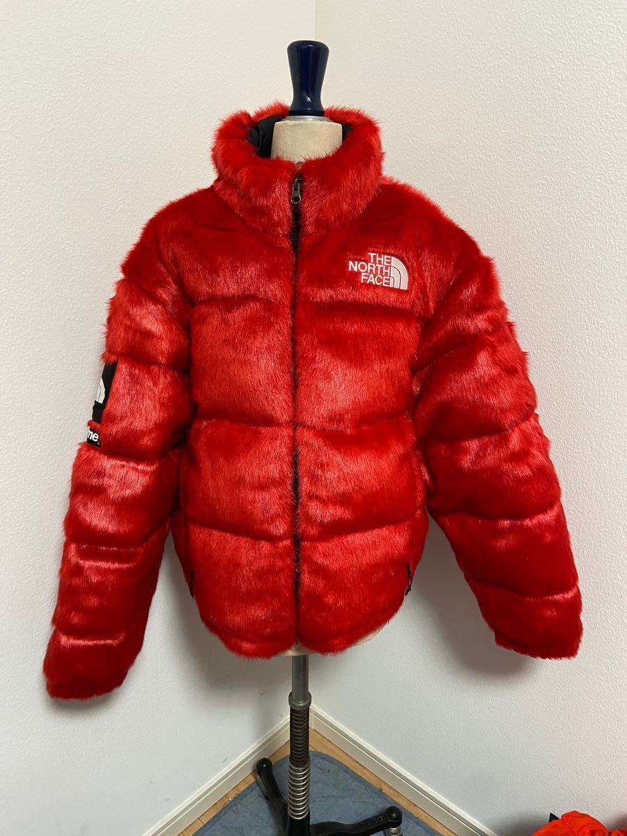 supreme ノースフェイス Faux Fur Nuptse Jacket THE NORTH FACE