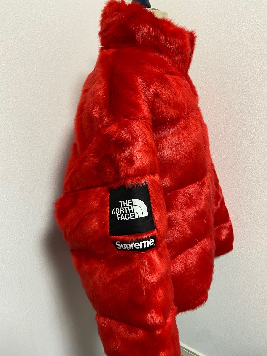 supreme ノースフェイス Faux Fur Nuptse Jacket THE NORTH FACE