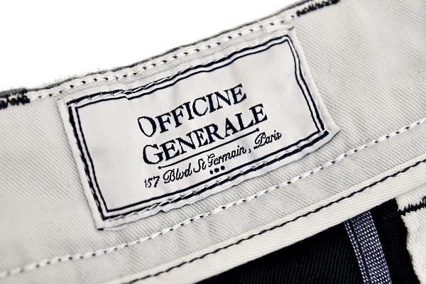 J-7964★超美品★OFFICINE GENERALE オフィシン ジェネラル★正規品 スリムストレート デザインコットン チノパンツ 42_画像9