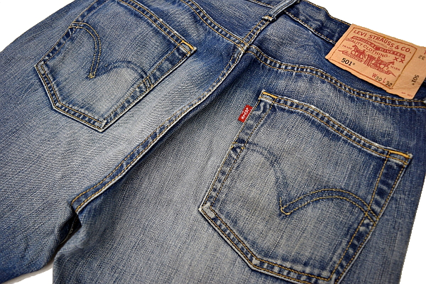 501-905★LEVI'S リーバイス 03501-01★芸能人多数着用 限定2004年1月製造 デニムストレートジーンズ　W30_画像8