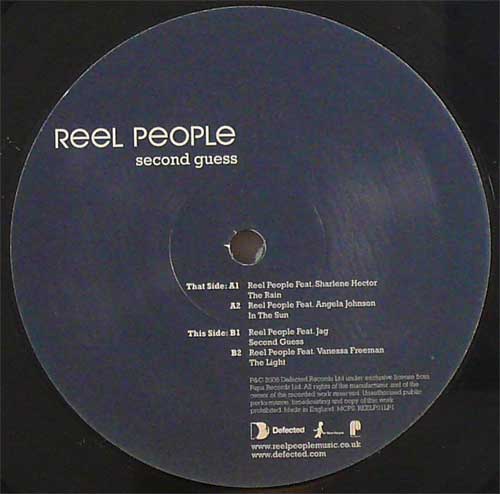 Reel Peoples/Second Guess 2LP ダンス ハウス ブレイクビーツ ディスコ_画像2