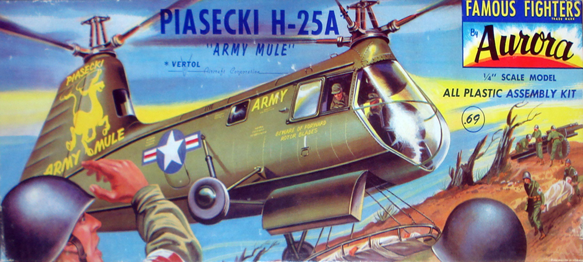 ○AURORAオーロラ／ パイアセッキ H-25A アーミーミュール (1/48)オリジナル