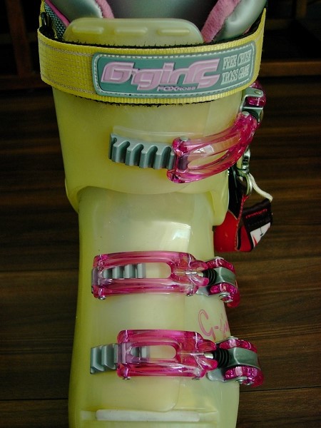 〔中古〕G-GIRLS FCX ROSS レディース スキー ブーツ 靴 サイズ25cm 日本製 白×ピンク_画像5