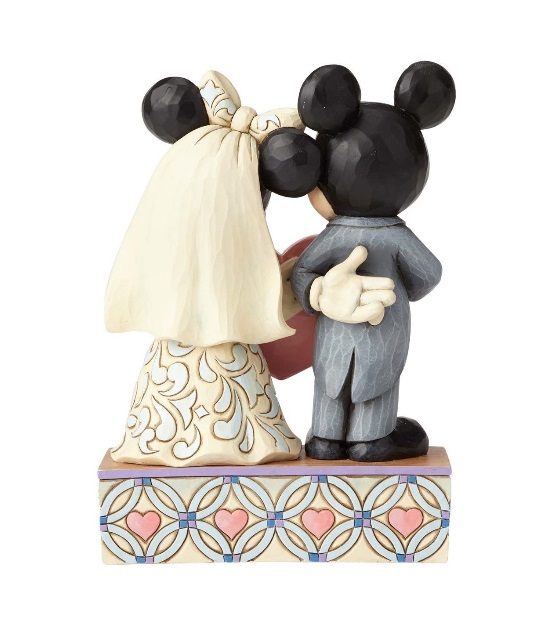  figure * Mickey minnie Heart wedding Disney Traditions