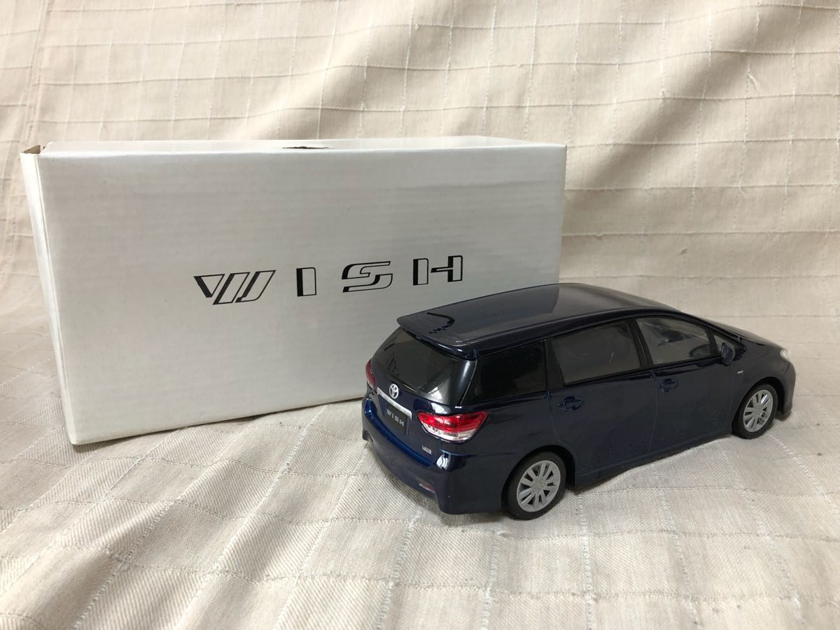 即決有★カラーサンプル 1/24 TOYOTAトヨタ WISH ウィッシュ ダークブルーマイカ★ミニカー_画像2