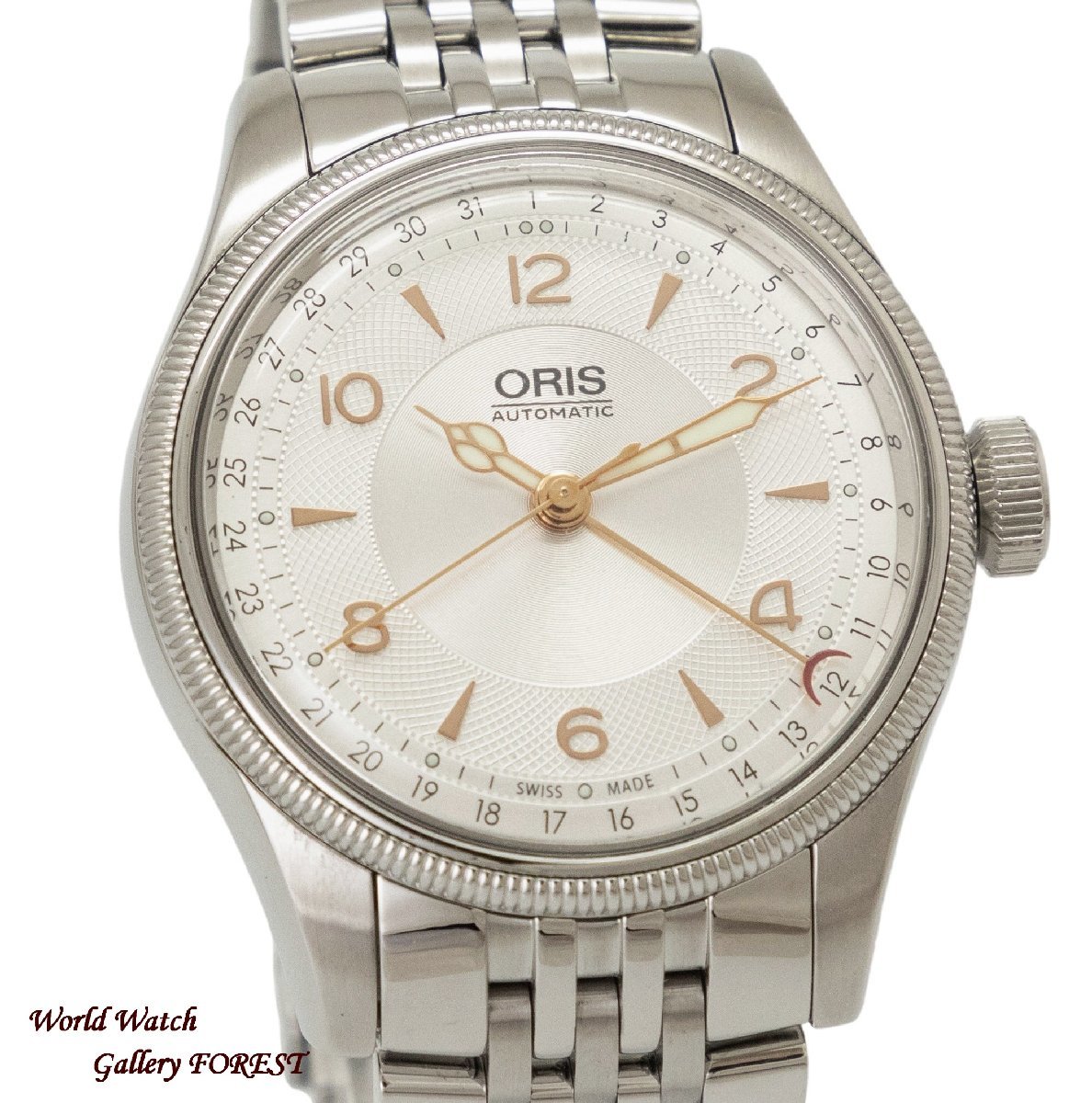 人気色 ORIS オリス 腕時計(自動巻き) ステンレスベルトタイプ 