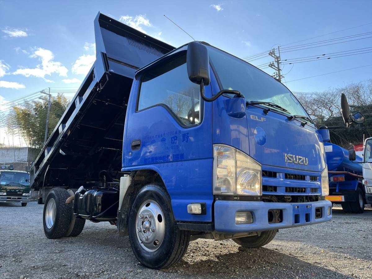 新規購入 2.9L 新明和 高床 ダンプ 2t ELF エルフ いすゞ 動画有