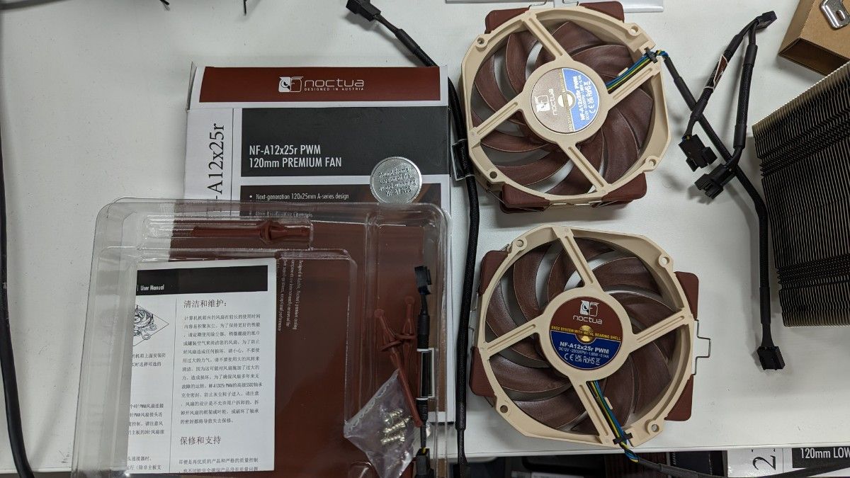 Noctua NH-D12L NF-A12x25rファンセット｜PayPayフリマ