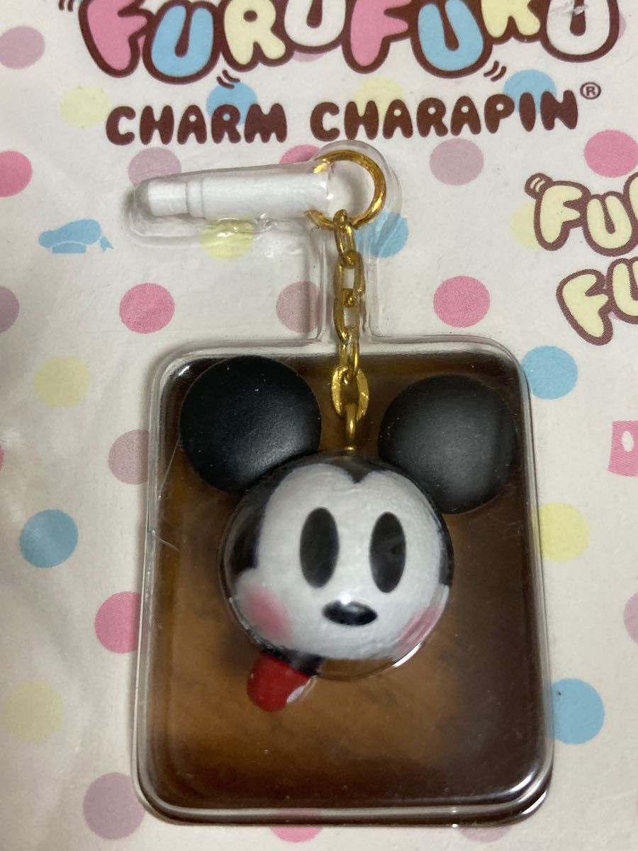 未使用品 Disney ディズニー フルフルチャーム キャラピン ミッキーマウス
