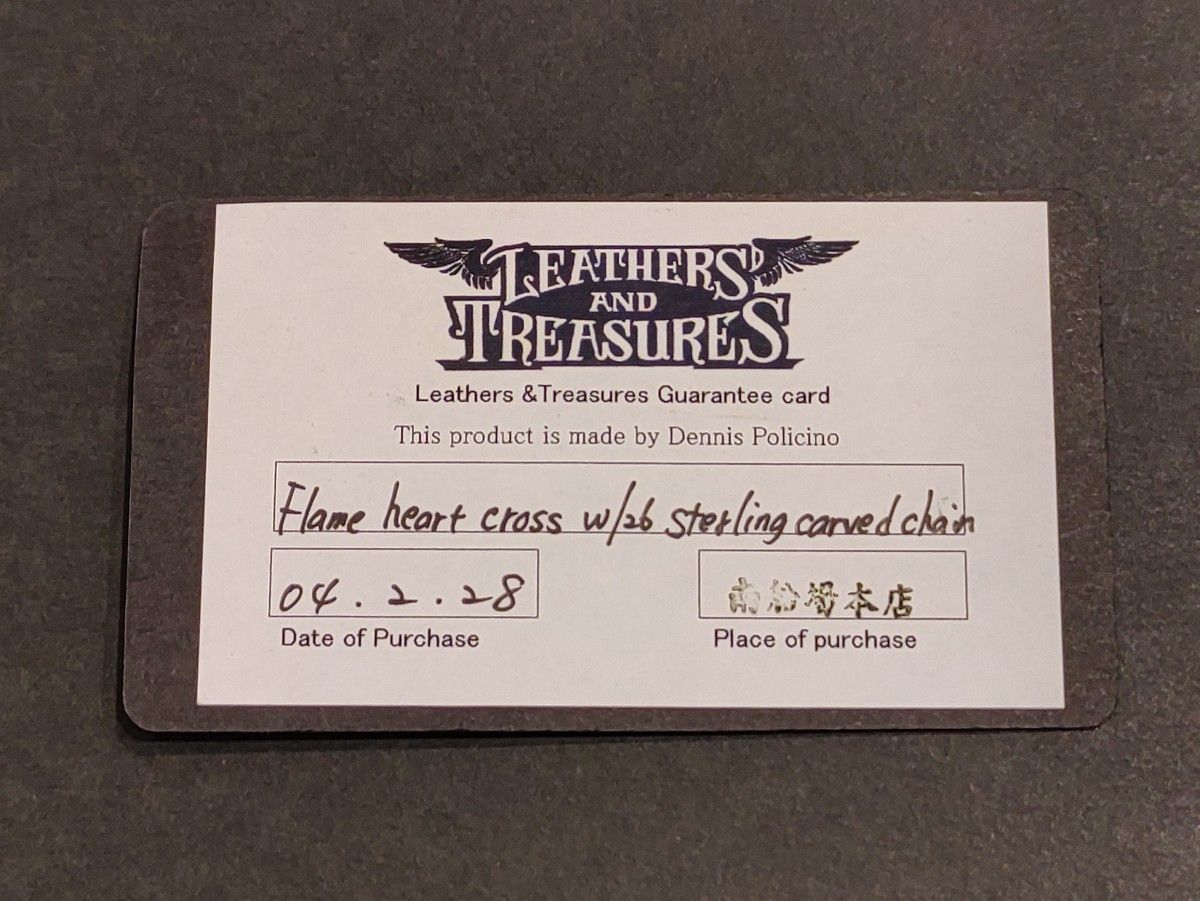 LEATHERS & TREASURES レザーズアンドトレジャーズ フレーム LEATHERS & TREASURES レザーズアンドトレジャーズ フレーム