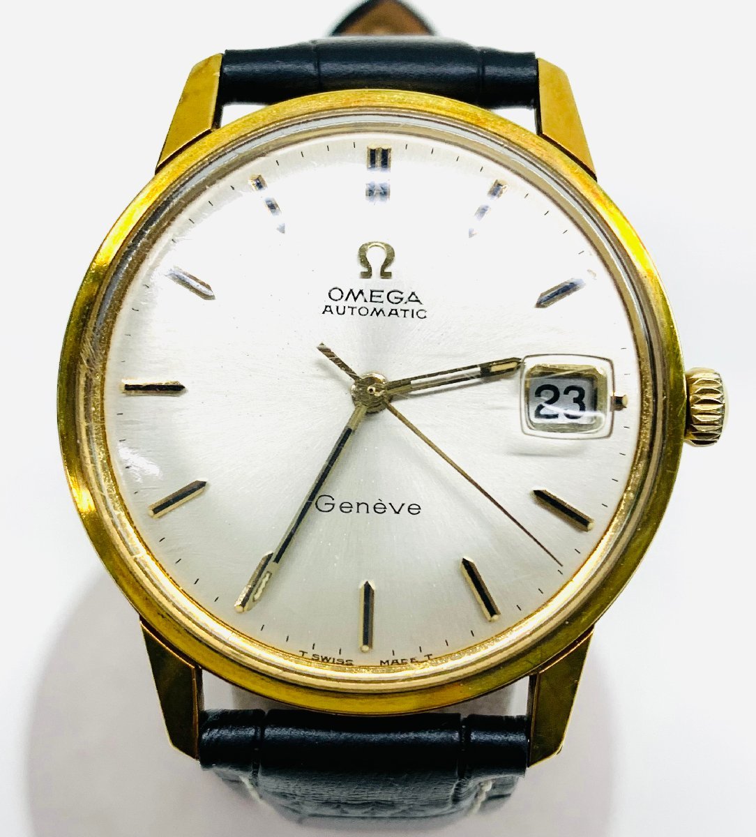 新作高品質 ヤフオク! - 稼働品 OMEGA オメガ GENEVE ジュネーブ 自動