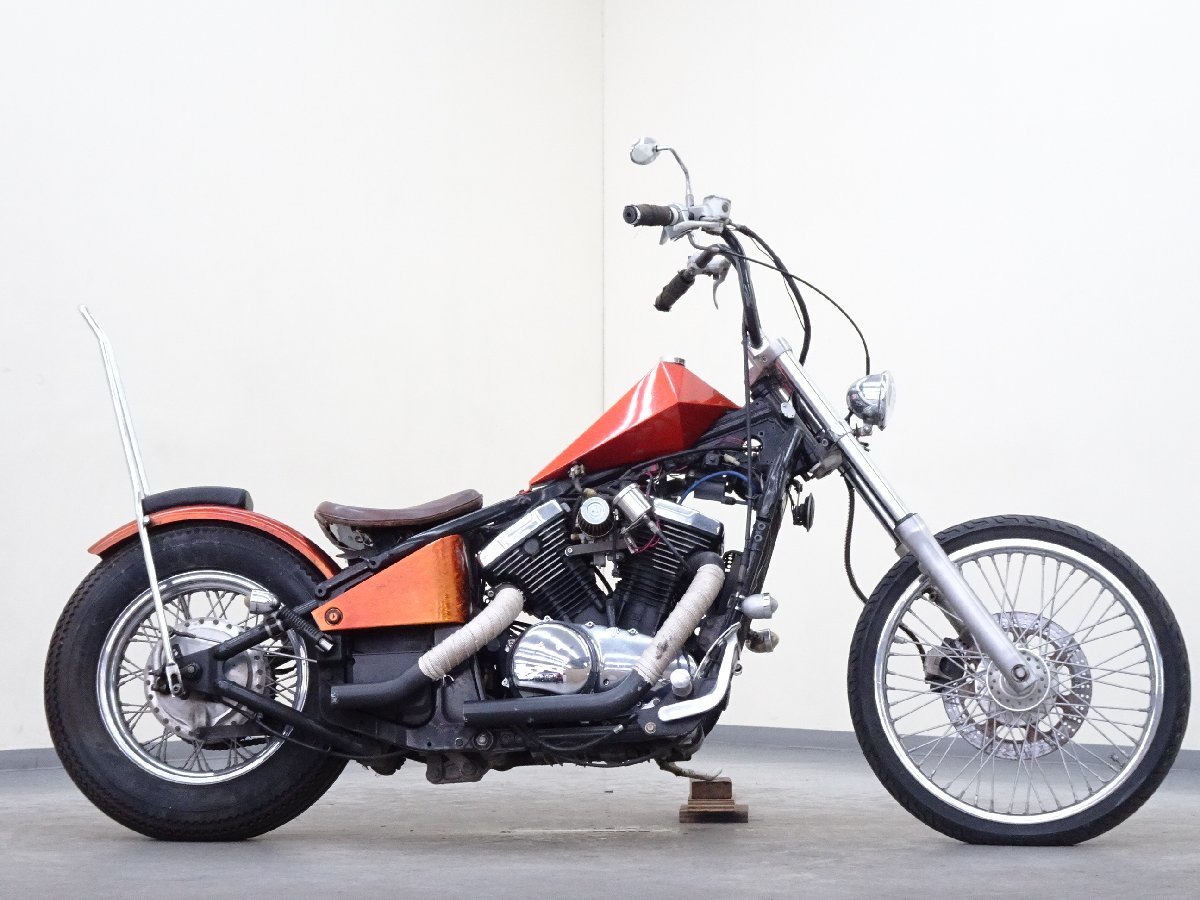 カワサキ VULCAN400 【動画有】 ローン可 カスタム車 ローロング