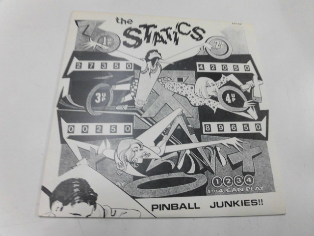 10インチ盤 THE STATICS/PINBALL JUNKIES!!の画像1