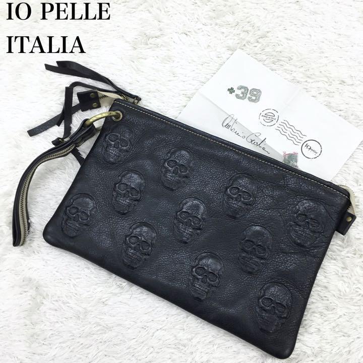 IO PELLE ITALIA イオペレ イタリア セカンドバッグ クラッチバッグ