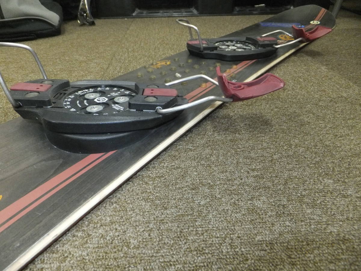 【SEAL限定商品】 中古 BURTON ALPスノーボード 板ビンディング付き 約156cm 145cm-150cm未満