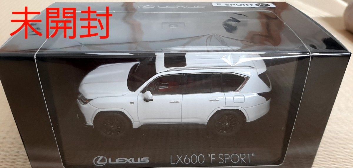 レクサスLEXUS 新型 LX600 F-SPORTスポーツ 1/43 ミニカー 左ハンドル