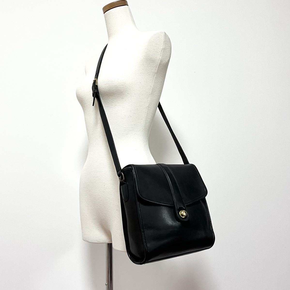 OLD COACH USA製 本革 グラブタン レザー ショルダーバッグ smcint.com