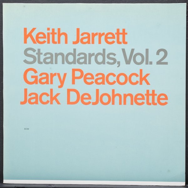 【独オリジナル】KEITH JARRETT W.GERMANY盤 STANDARDS VOL.2 キースジャレット ECM ピアノトリオ名盤_画像1