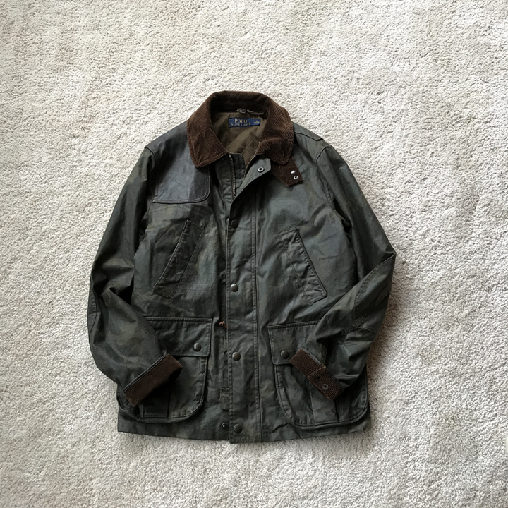 vintageラルフローレンオイルドジャケット bckediri.beacukai.go.id