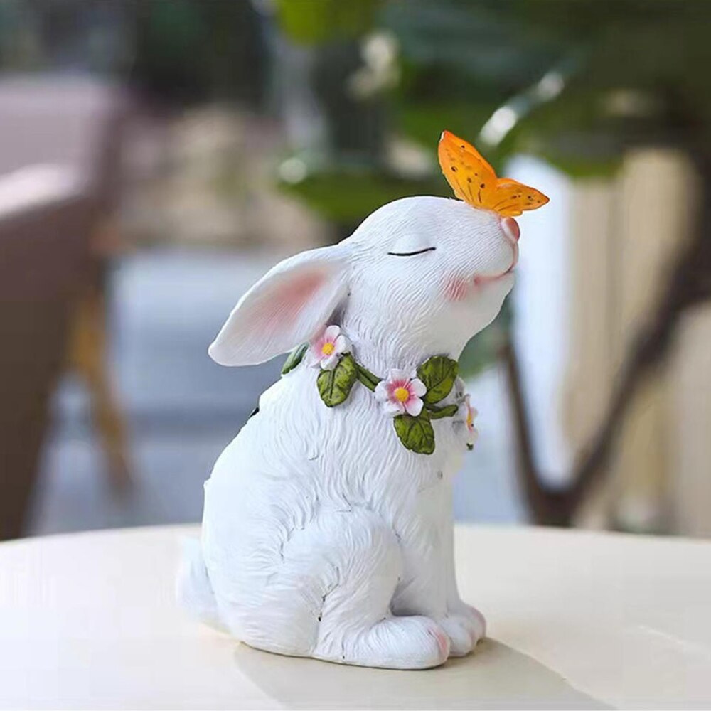  new commodity Ledla Japanese huchen sagi. doll 1p all 2 color LED light ... rabbit equipment ornament decoration ornament outdoors sculpture garden solar yellow white 