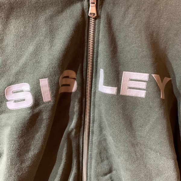 [KWT2883] SISLEY フード付きジップパーカー レディース カーキ XS 60_画像7