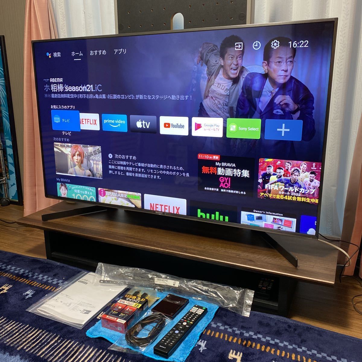 ソニー 49V型 4K 液晶テレビ Android TV KJ-49X8000E - 映像機器