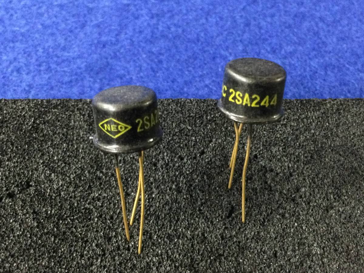 2SA244[ быстрое решение немедленная отправка ] NEC германий транзистор RF больше ширина [12-5-22/295610M] NEC PNP Germanium Transistor 2 шт. комплект 
