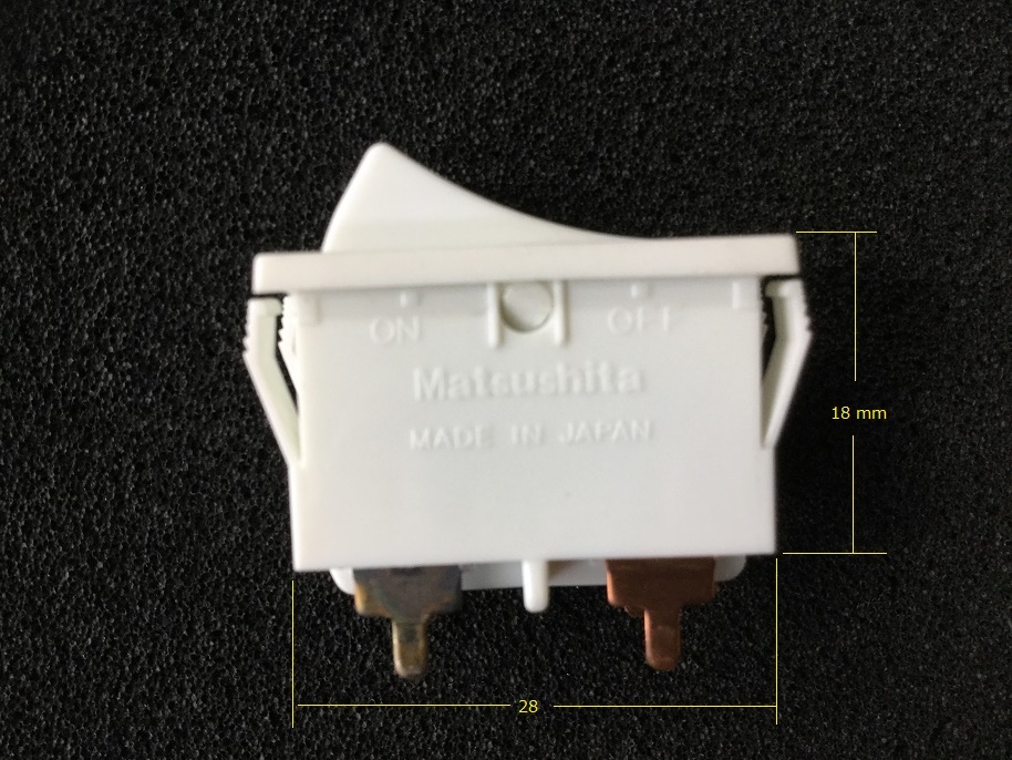 AJ8222WW-K[ prompt decision immediate sending ] Panasonic power supply switch [135Py/273976M] Panasonic Power Rocker Switch 16A 277V 2 piece set 