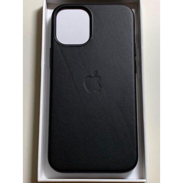 美品】純正 iPhone 12 mini レザーケース・ブラック② - P|PayPayフリマ