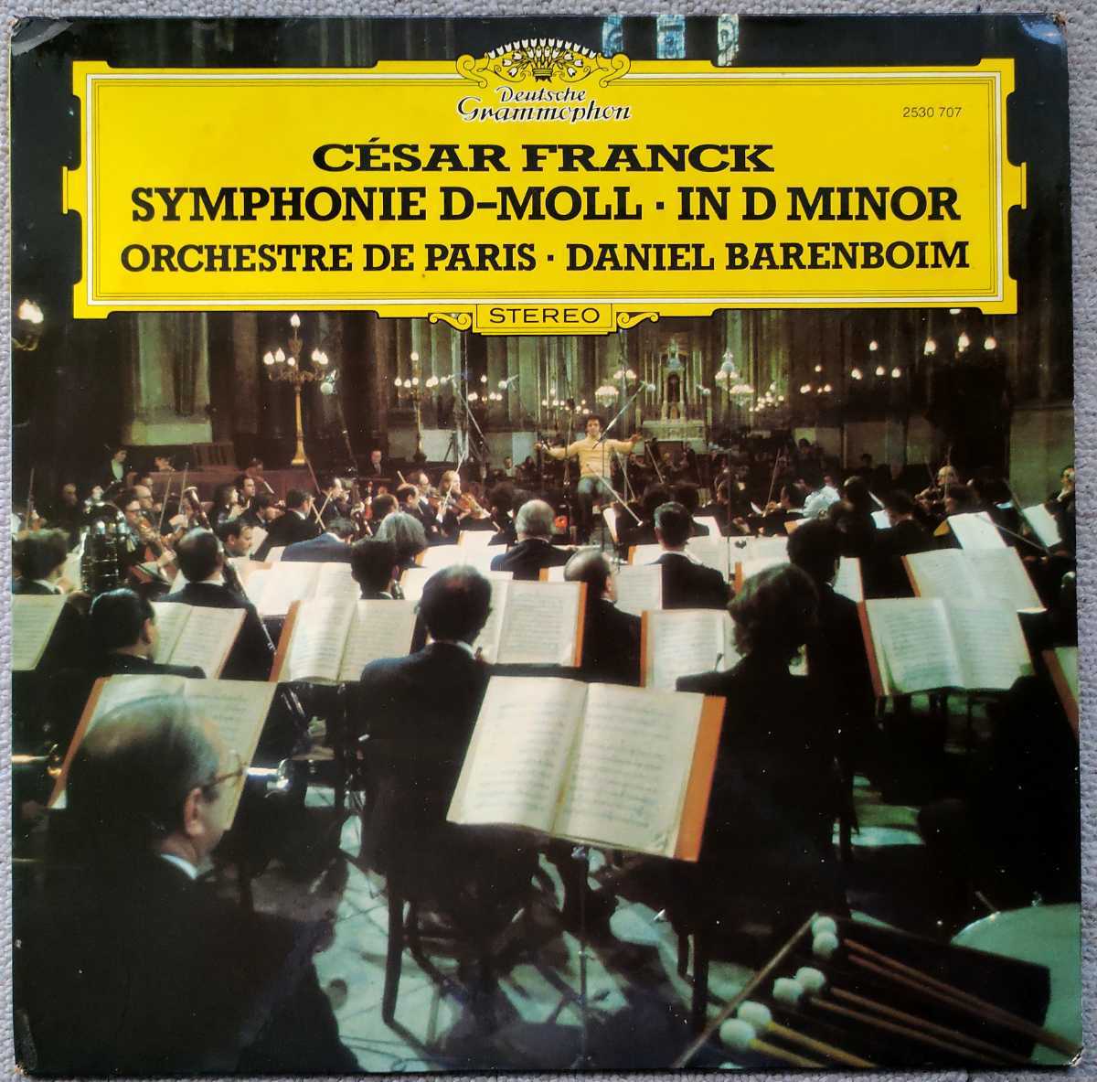 独LP DANIEL BARENBOIM 指揮 // C・Franck Symphonic d-moll 1976年発売 _画像1