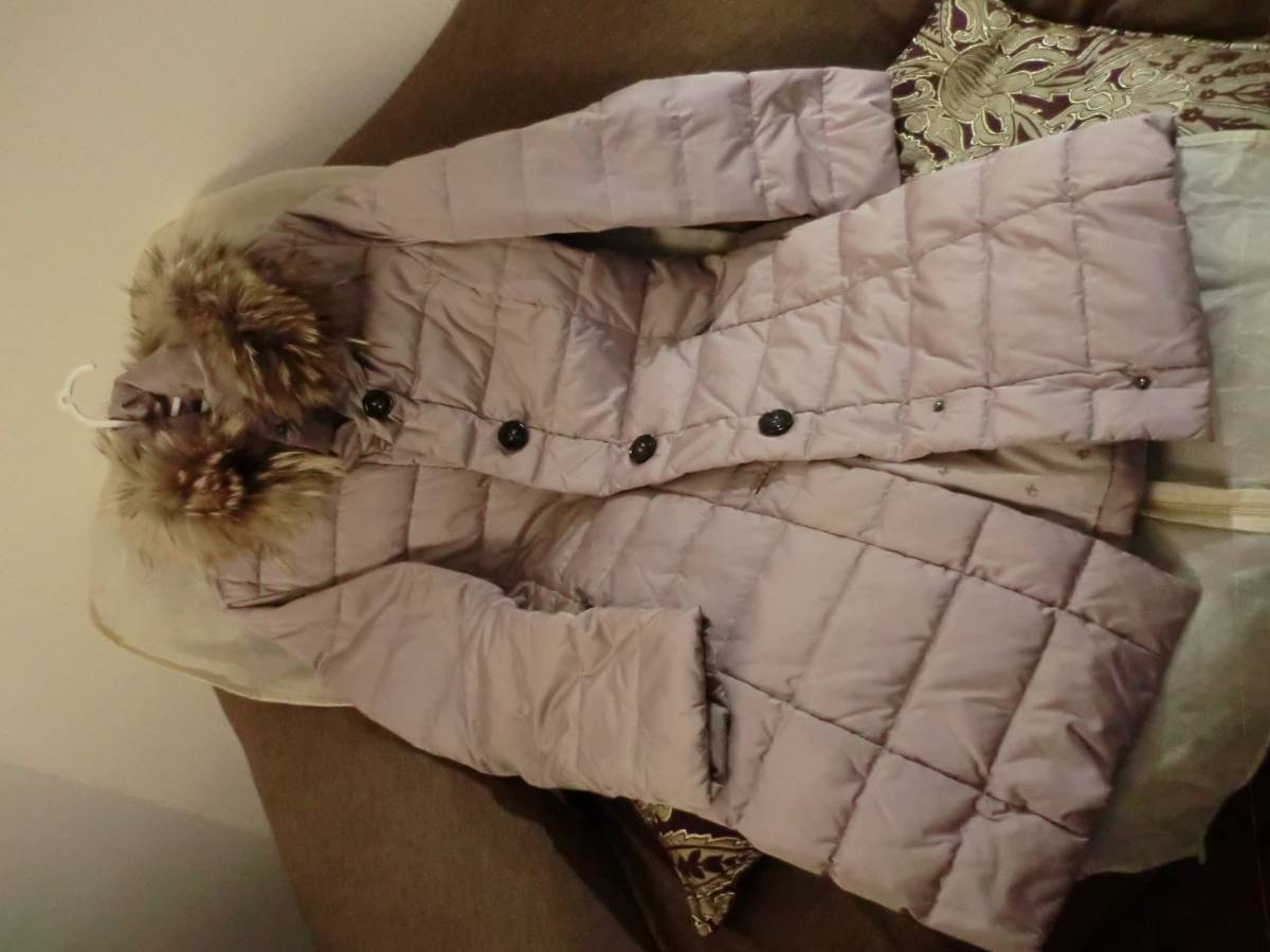 マックスマーラ MAXMARA 本物 ファー ダウンコート ロングコート