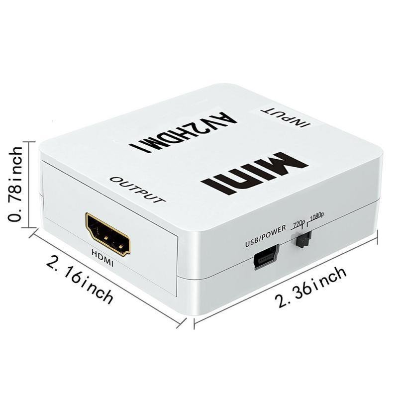 【万能コンバータ】 AV【PC/DVD】から HDMI【TV/モニター】へ出力する為の変換コンバータ コネクタ 【AV2HDMI】_画像7