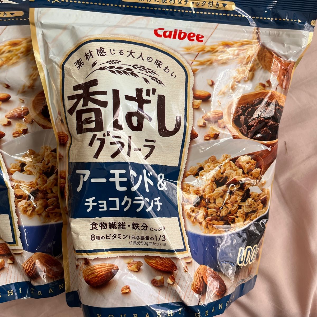 カルビー 香ばしグラノーラ アーモンド＆チョコクランチ 400g ６個セット