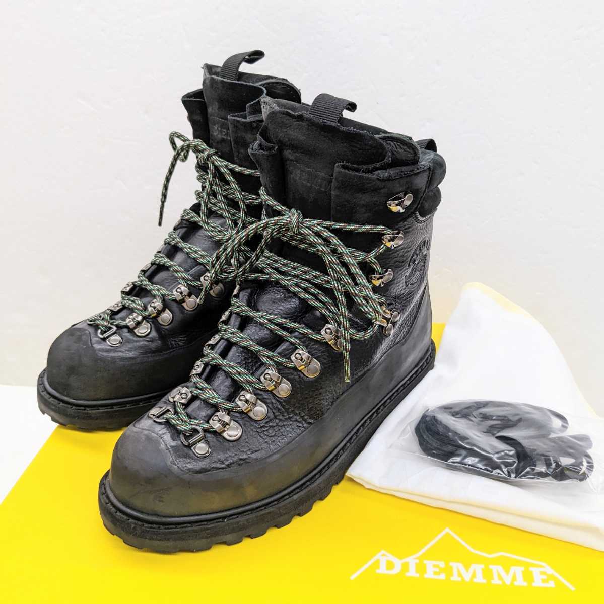 DIEMME ディエメ EVEREST BLACK LEATHER エベレスト トレッキングブーツ DI2007EV01ブラック レザー 40 約25.0cm_画像1