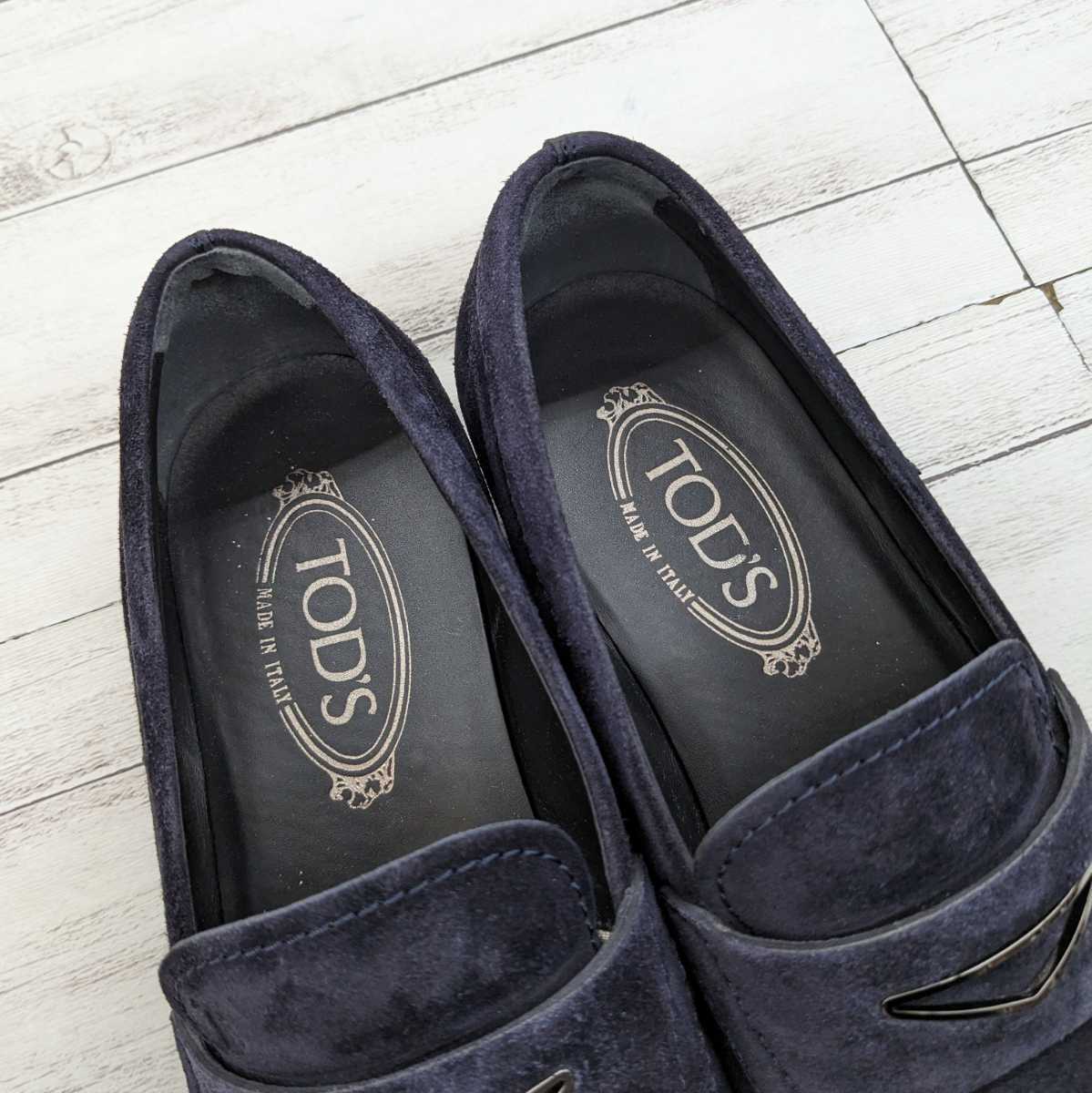 フルオーダー 【TOD'S】☆フラットシューズ◇ネイビースエード◇美品