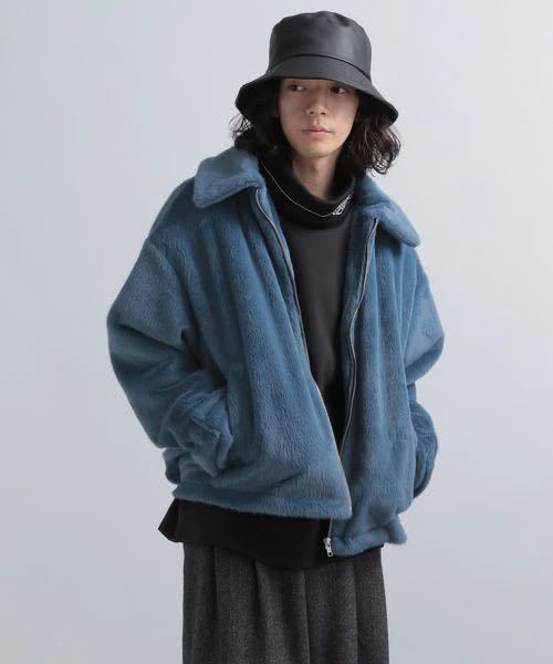 HARE フェイクファー ZIPブルゾン-