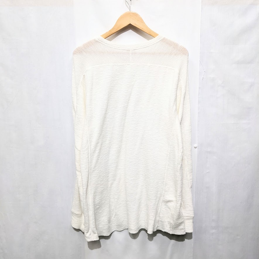 22SS NOWOS Slab Cut and sew White カットソー 白 コットン 5601005717 フリーサイズ_画像3