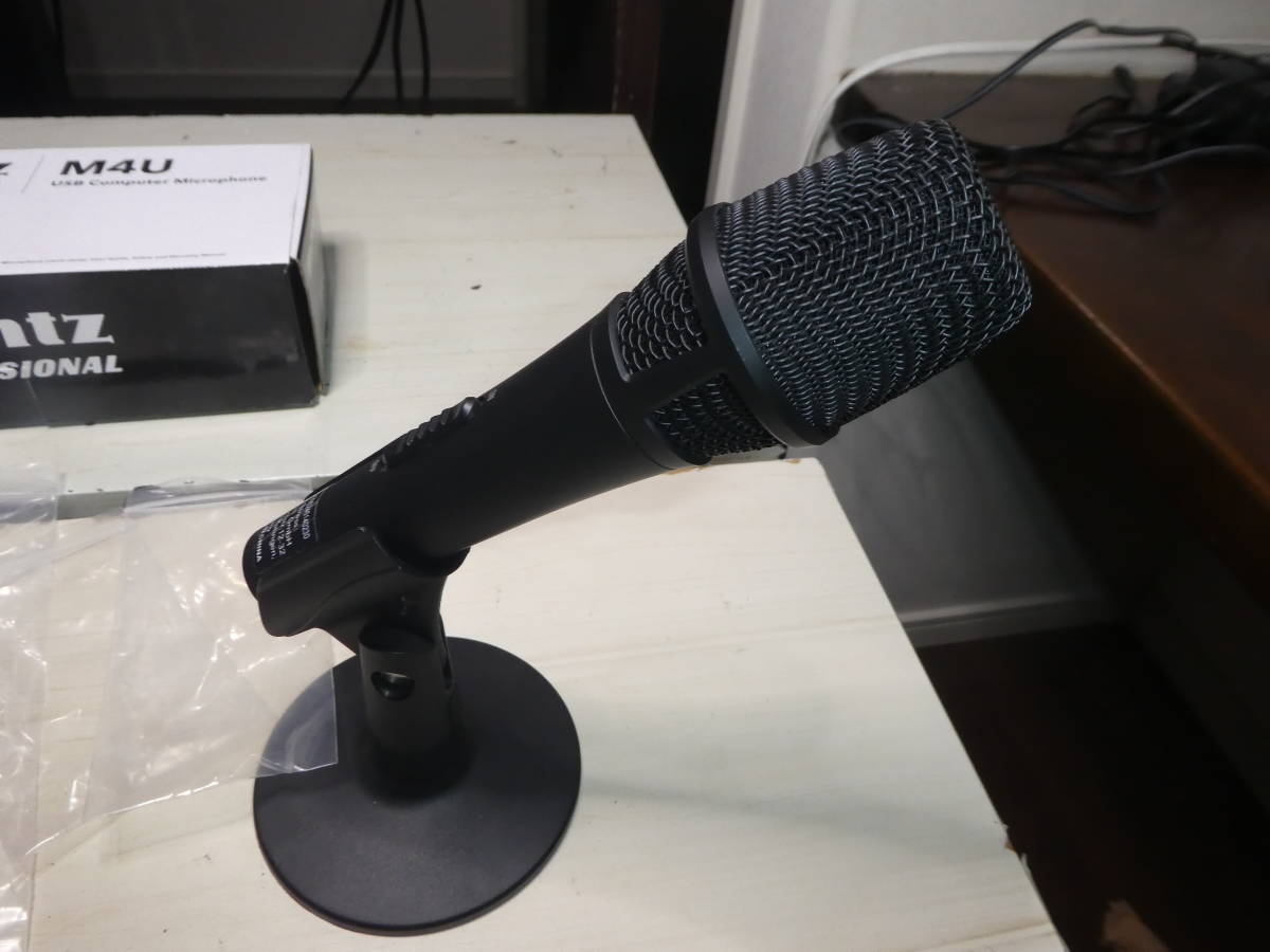  Marantz Pro M4U конденсатор микрофон подставка * простой DAC имеется . легкий в использовании 