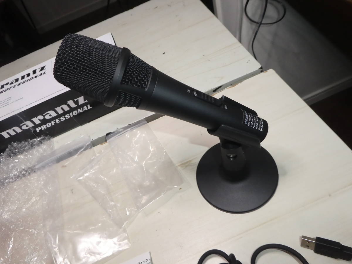  Marantz Pro M4U condenser microphone stand * simple DAC attaching . easy to use 